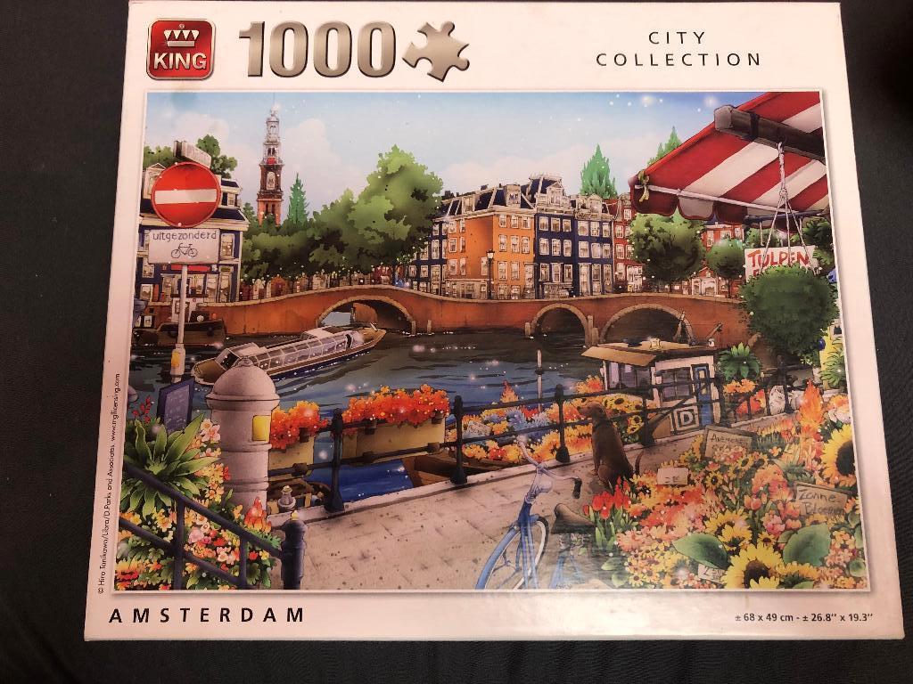 City collection puzzel, Ophalen of Verzenden, 500 t/m 1500 stukjes, Zo goed als nieuw, Legpuzzel