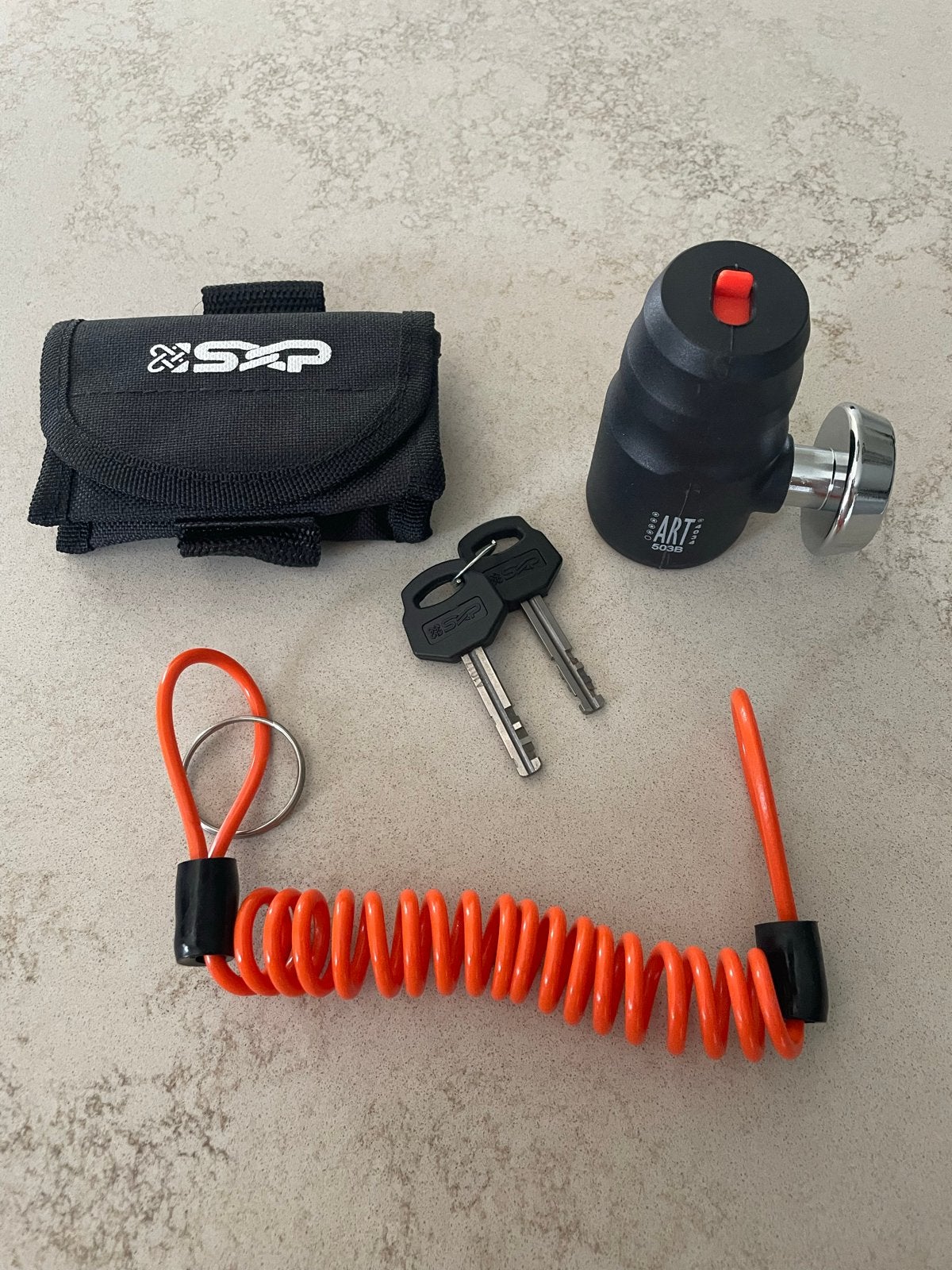 Schijfremslot SXP SML Disc Lock 4 ART (NIEUW!), Motoren, Accessoires | Sloten, Ophalen of Verzenden, Nieuw