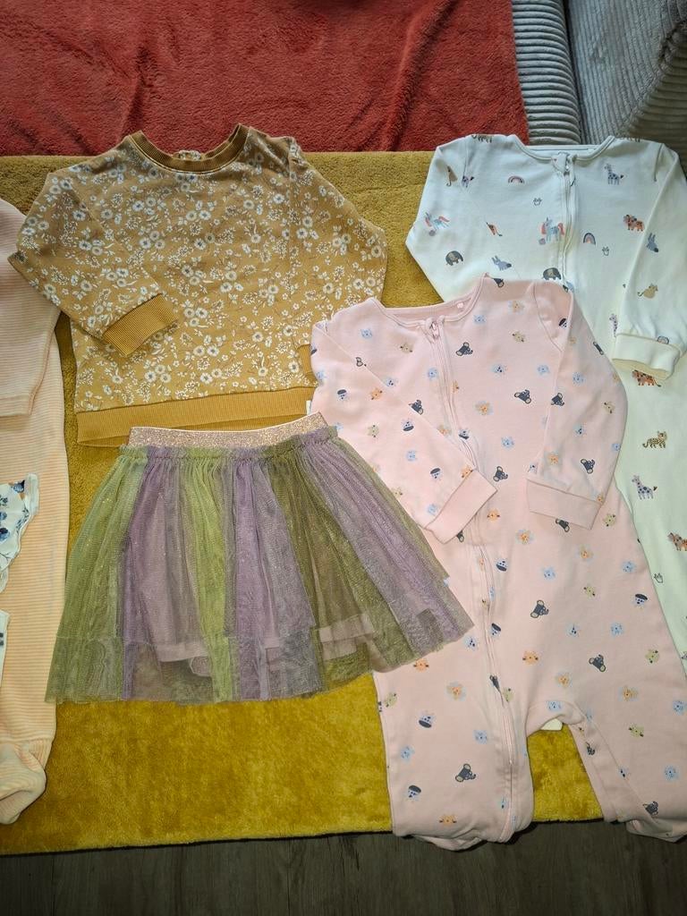Mooie meisjes kleding met jas. Maat 86., Ophalen of Verzenden, Zo goed als nieuw, Maat 86