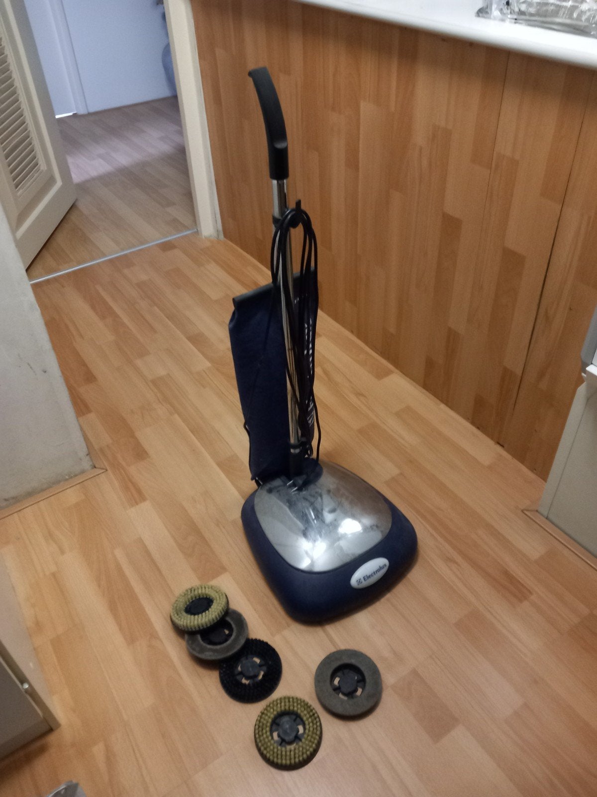 Te koop Boenmachine voor parket., Ophalen of Verzenden, Gebruikt