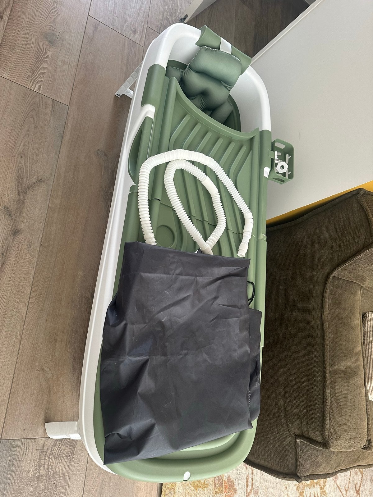 HelloBath Opvouwbaar bad met Accessoires, Huis en Inrichting, Ophalen, Zo goed als nieuw