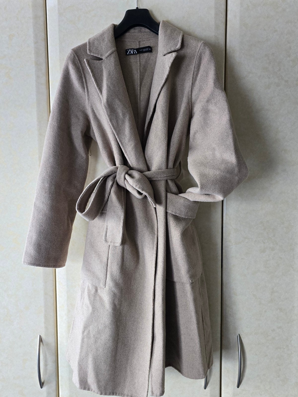 Zara beige mantel/trenchcoat met ceintuur - Maat XS, Ophalen of Verzenden, Zo goed als nieuw, Maat 34 (XS) of kleiner, Zara