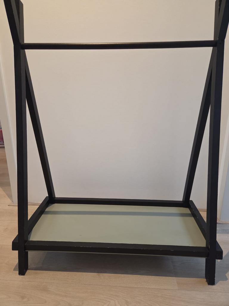 Houten kledingrek voor kinderkamer, Huis en Inrichting, Tafels | Salontafels, Ophalen, Rechthoekig, 50 tot 100 cm, Minder dan 50 cm