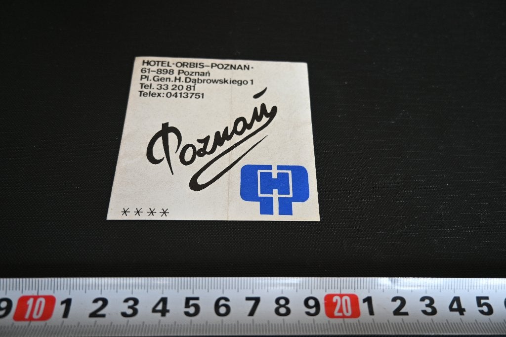 sticker Hotel ORBIS  POZNAN, Ophalen, Zo goed als nieuw