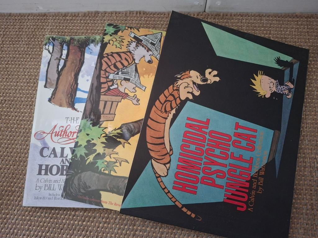 Calvin and Hobbes stripboeken - 3 delen, Meerdere stripboeken, Ophalen of Verzenden, Gelezen, Bill Watterson