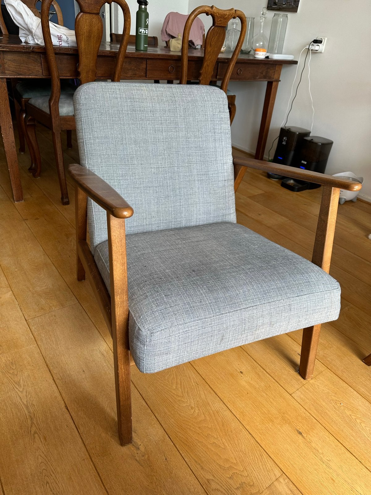Ikea Ekenaset fauteuil - Gebruikt met kleine gebreken, Ophalen, Gebruikt, Hout, Eén