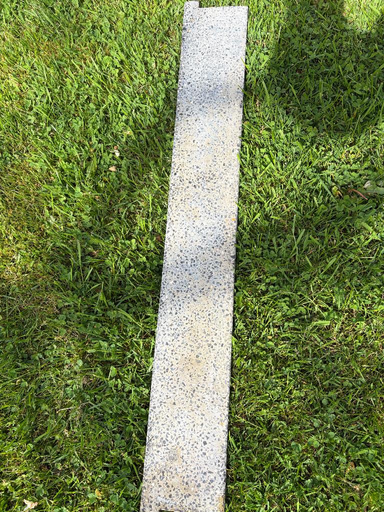 Terrazzo dorpel vlak antiek, Ophalen of Verzenden, Gebruikt, Overige materialen, Vensterbanken