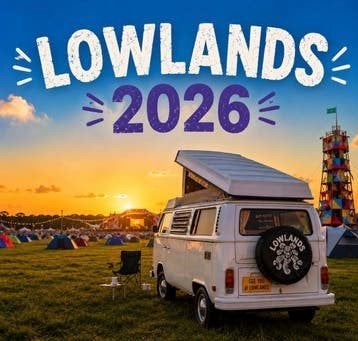 Lowlands ’26 Camper Camping Incl Stroom 1 ticket, Tickets en Kaartjes, Evenementen en Festivals, Meerdaags