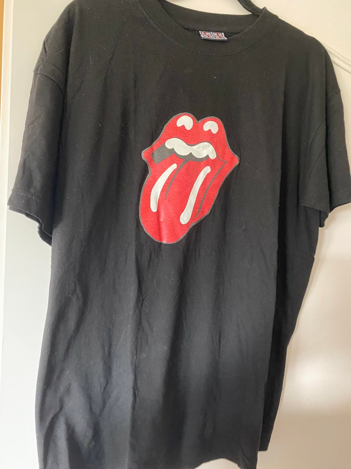Zwart STONES T-SHIRT maat 52, Ophalen of Verzenden, Zo goed als nieuw, Maat 52/54 (L), Zwart
