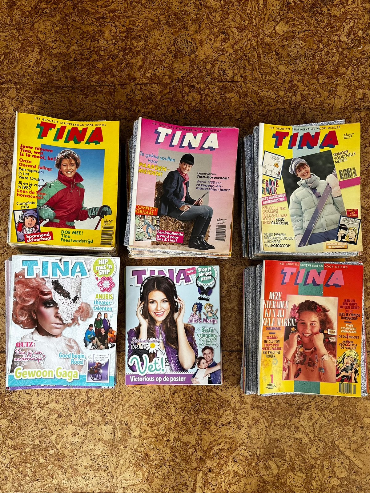 Tina stripboeken jaargangen, Boeken, Meerdere stripboeken, Ophalen, Gelezen, Tina
