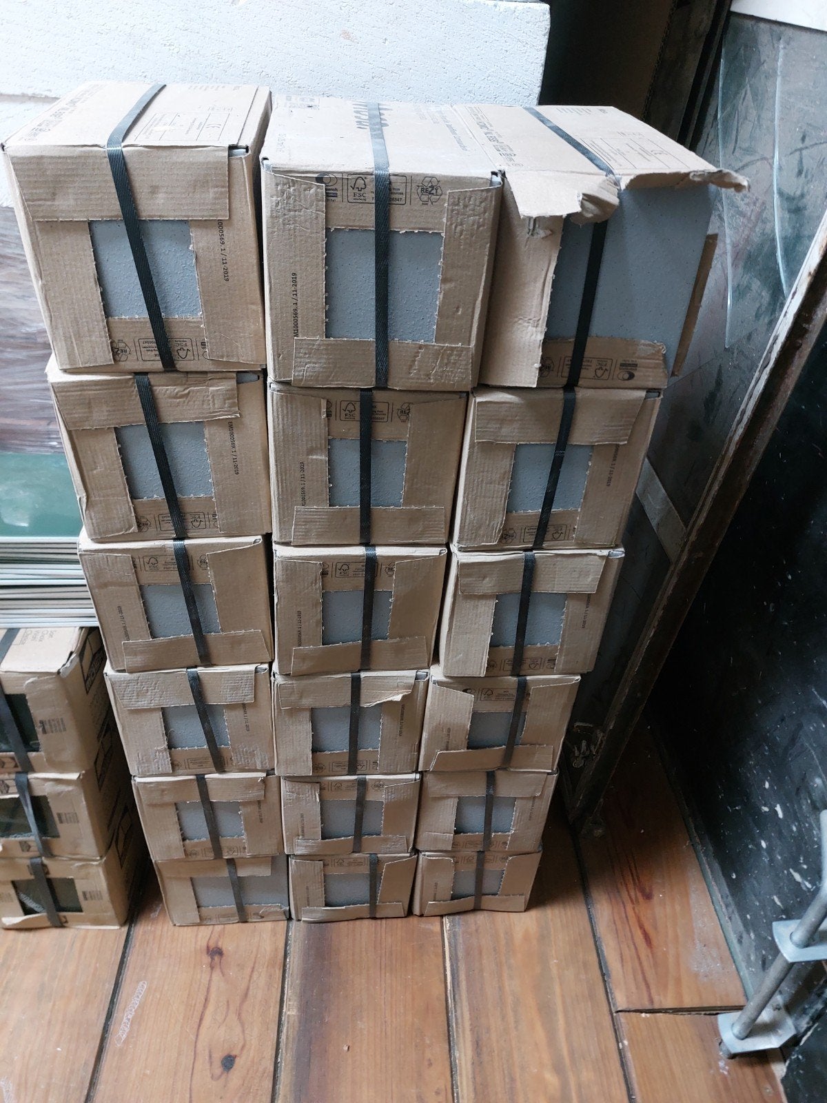 Mosa vloertegels grijs 15x15 cm - Nieuw in doos, Ophalen, Keramiek, Nieuw, Minder dan 20 cm