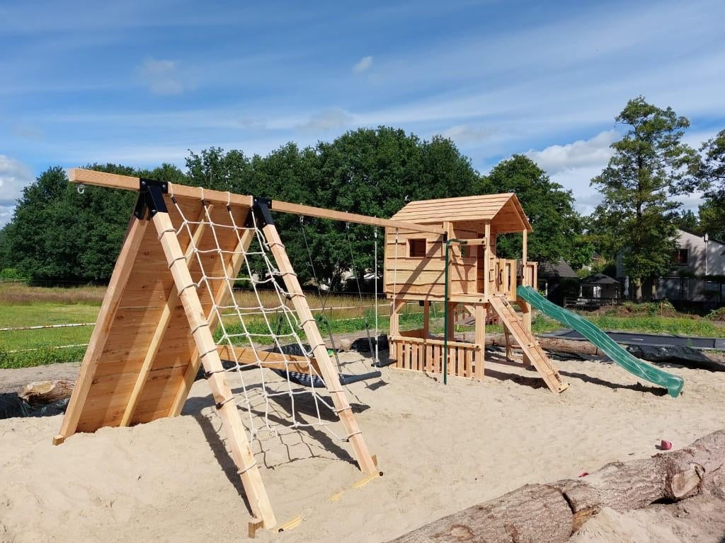 BOOMHUT PALEIS speeltoren speelhuis klimtoren speeltoestel, Kinderen en Baby's, Speelgoed | Buiten | Speeltoestellen, Ophalen