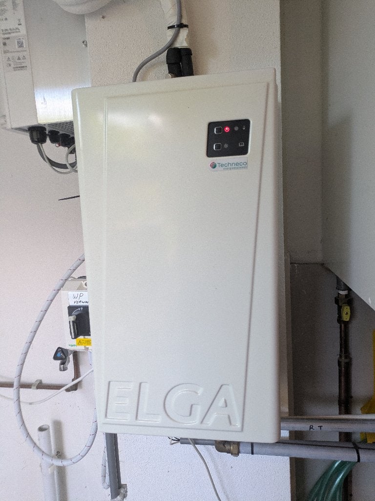 Elga warmtepomp uit 2016 plus  Nefit hr ketel, Ophalen, Gebruikt, Hoog rendement (Hr), Overige typen