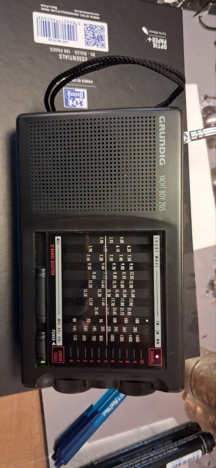Grundig Yacht Boy 205 Wereldontvanger met beschermhoes, Gebruikt, -, -, Grundig