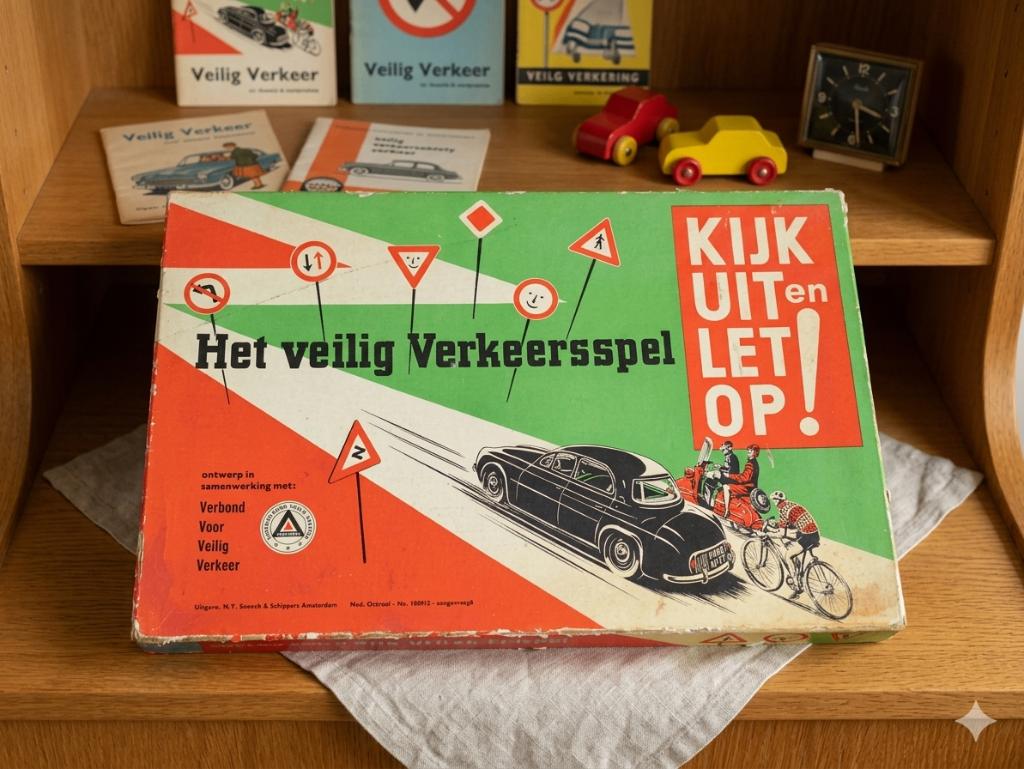 Het veilig verkeersspel. Kijk uit en Let op !, Ophalen of Verzenden, Zo goed als nieuw