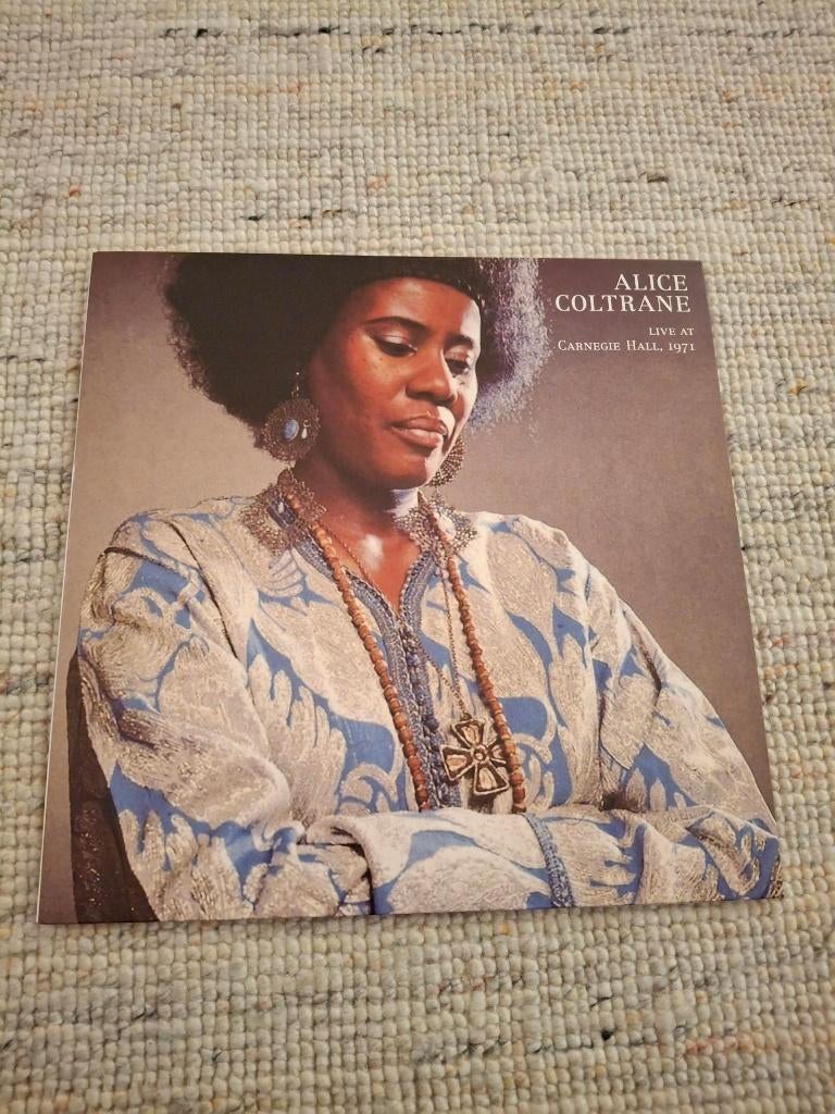 LP Alice Coltrane Live at Carnegie Hall 1971, Cd's en Dvd's, Vinyl | Jazz en Blues, Zo goed als nieuw, Jazz, 1960 tot 1980, 12 inch