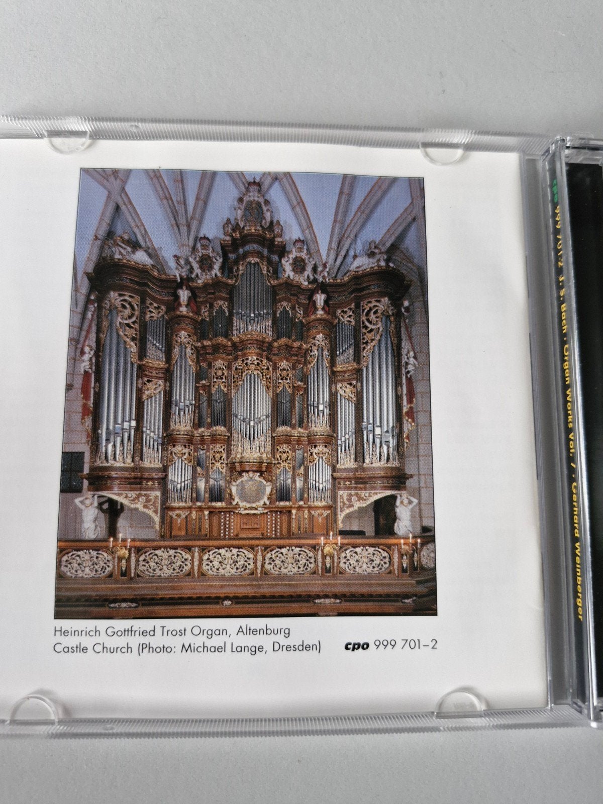 Gerhard Weinberger speelt Bach Orgelwerken Vol. 7 CD, Inclusief boekje, Gebruikt, Overige typen, Ophalen of Verzenden
