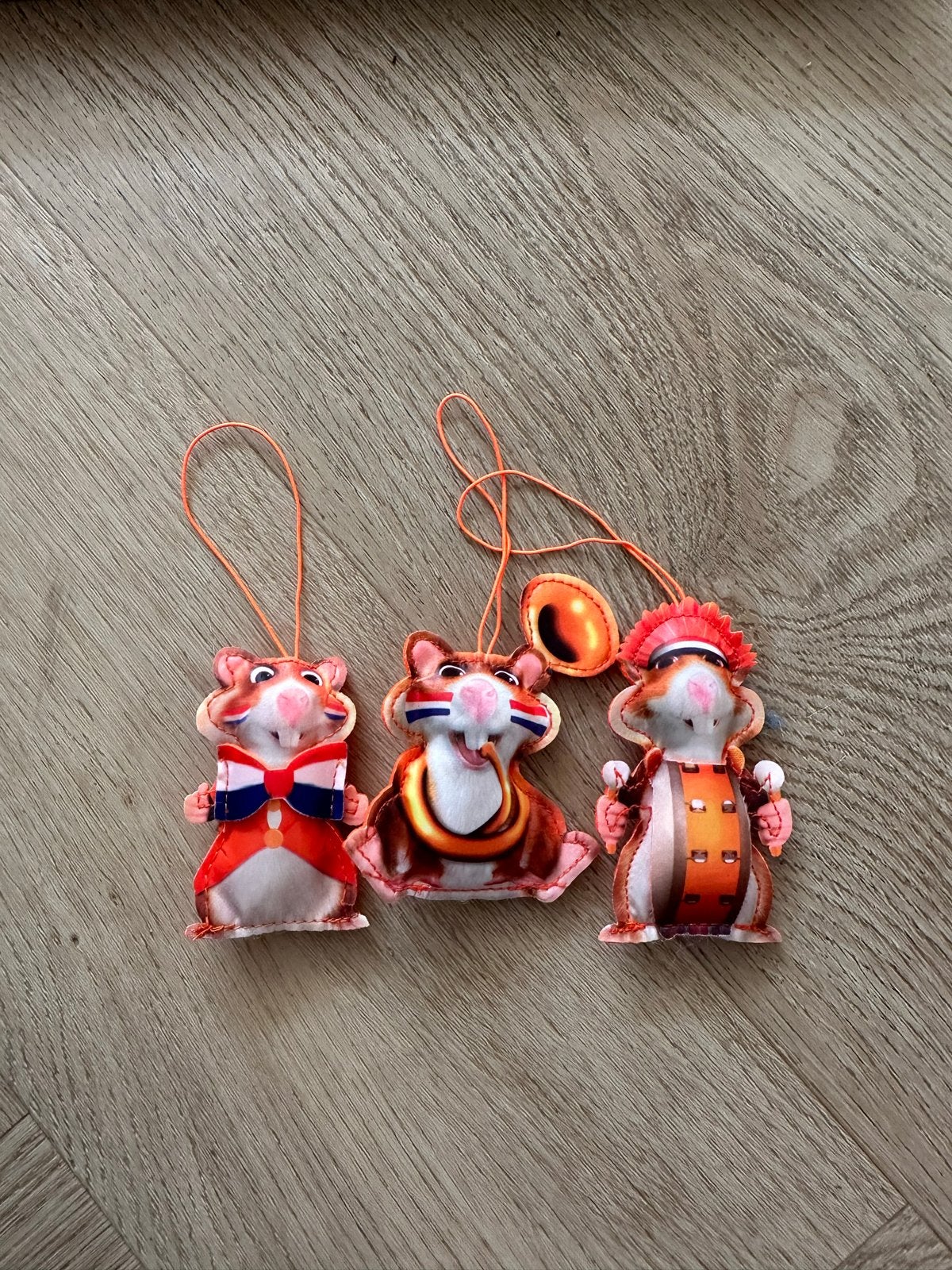 3 Hamster Knuffel Sleutelhangers/Tassenhangers, Albert Heijn, Ophalen of Verzenden