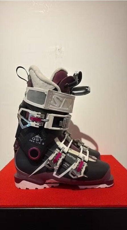 Salomon Quest pro 110W Dames Skischoenen maat 23/23.5 (37), Sport en Fitness, Skiën en Langlaufen, 160 tot 180 cm, Gebruikt, Salomon