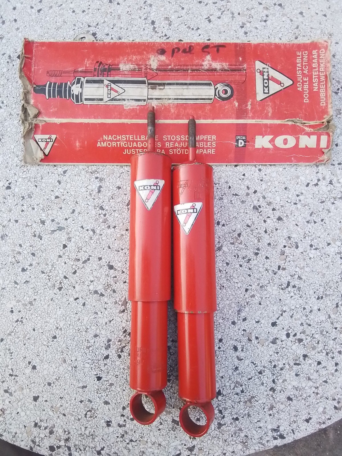 Opel GT instelbare schokdempers Koni, Ophalen of Verzenden, Nieuw, Opel