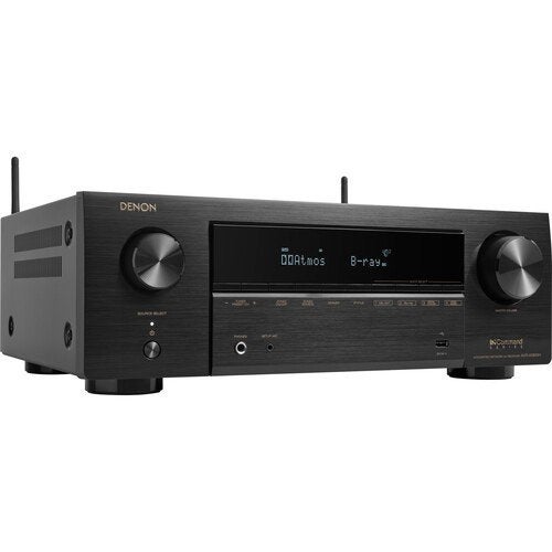 Denon AVR-X1600H 7.2 Receiver | Dolby Atmos | 4K HDR | HEOS, Ophalen, Gebruikt, Denon, 60 tot 120 watt