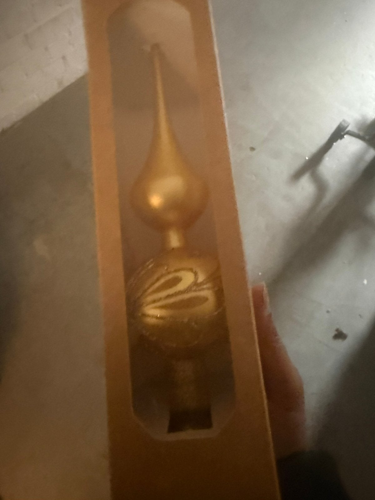 Keret piek nieuw in doos goud kleur, Ophalen of Verzenden, Zo goed als nieuw