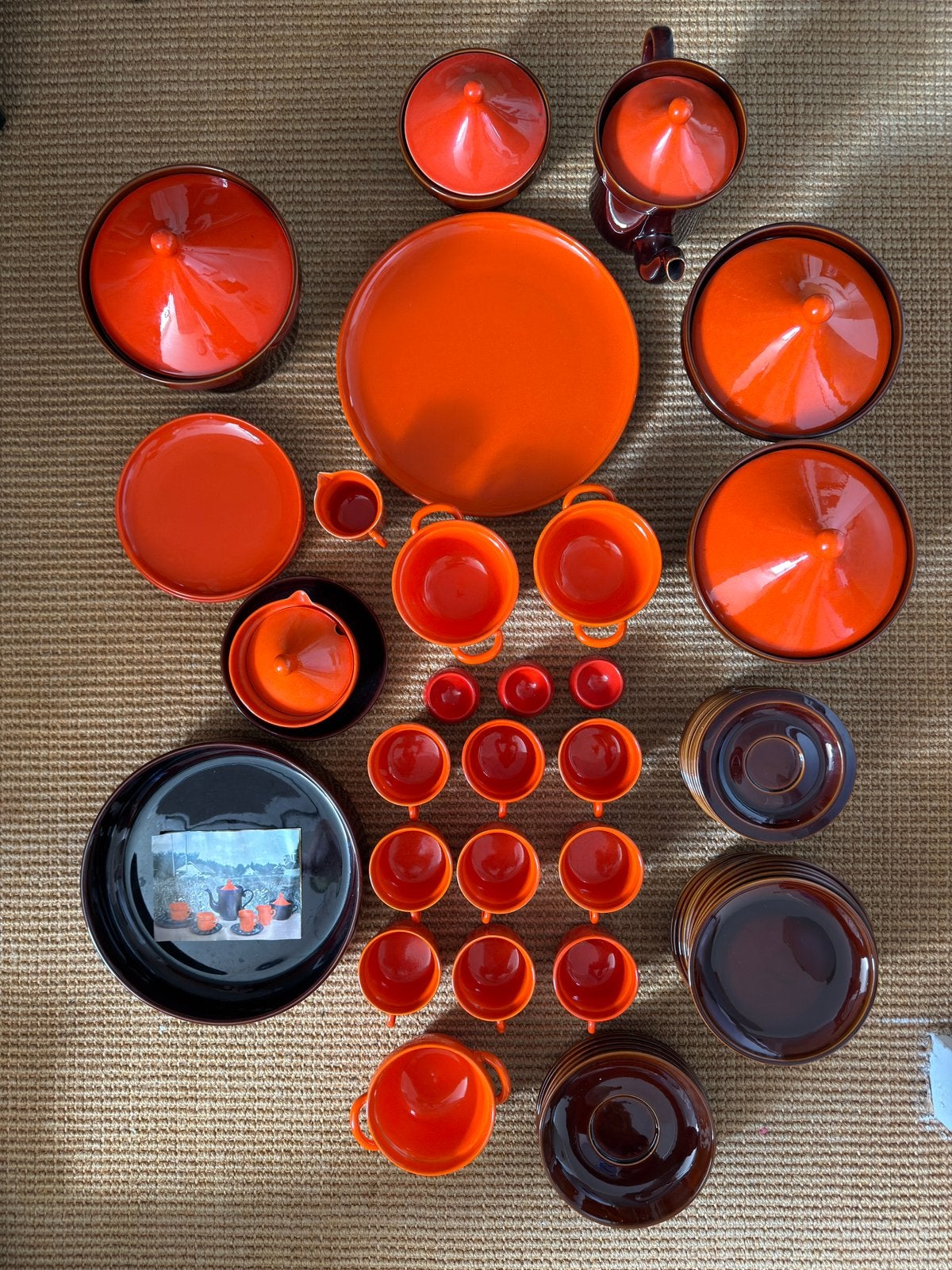 Vintage Potterie De Driehoek Huizen – Servies Laren, Ophalen