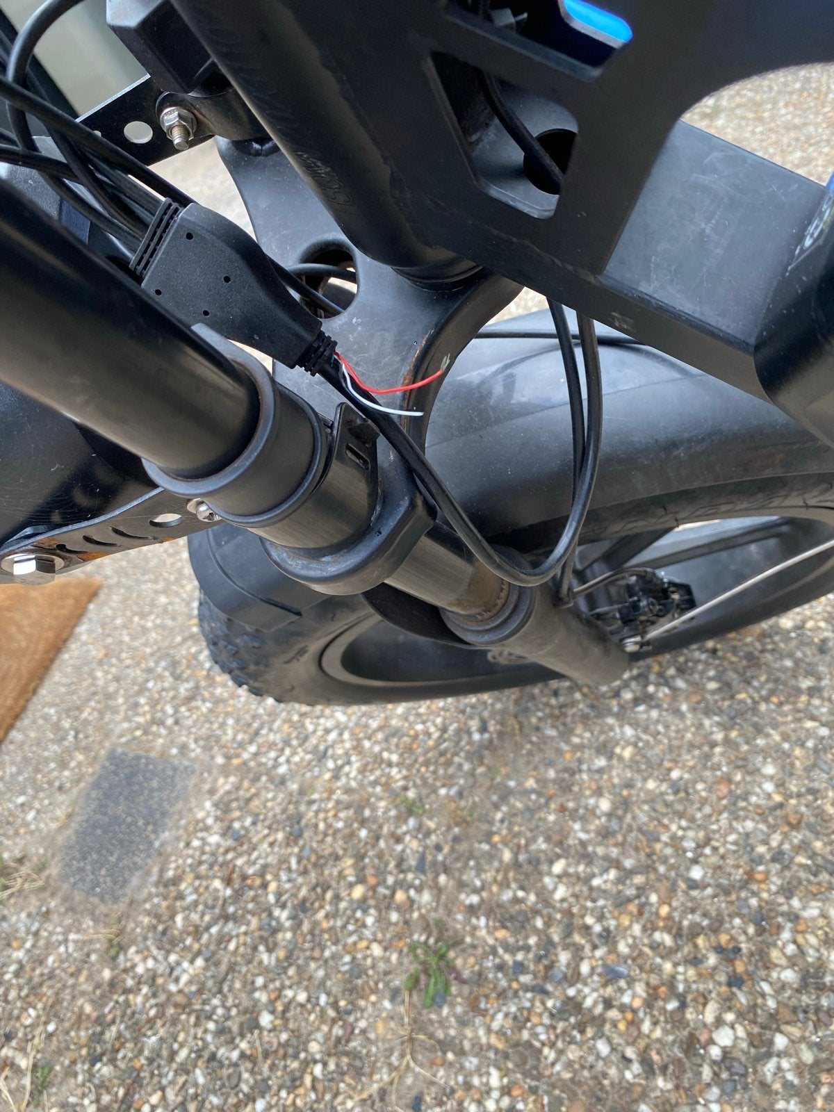 Stoere Fatbike E-bike - Zwart, Gebruikt, Gebruikt, 51 tot 55 cm, 30 tot 50 km per accu, Ophalen