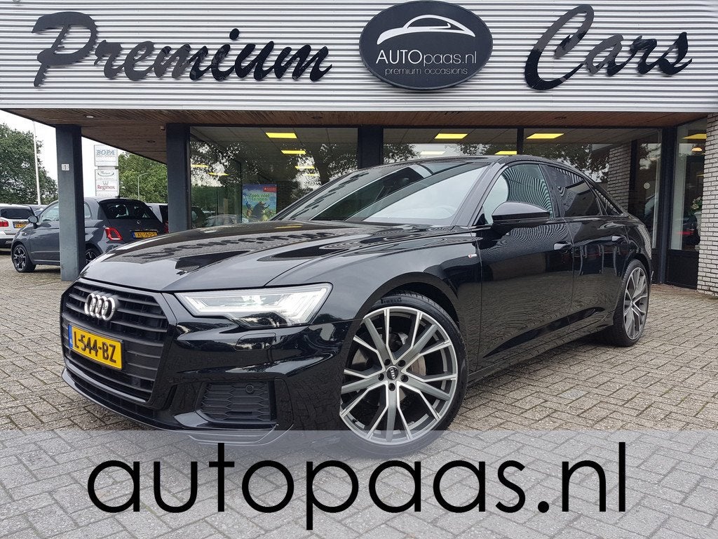 Audi A6 Limousine 40 TFSI 204PK S-LINE, S-EDITION,21INCH, BL, Auto's, Audi, 15 km/l, 4 cilinders, Zwart, Origineel Nederlands
