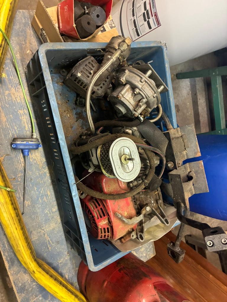 Kart motor 160cc, Ophalen, Gebruikt