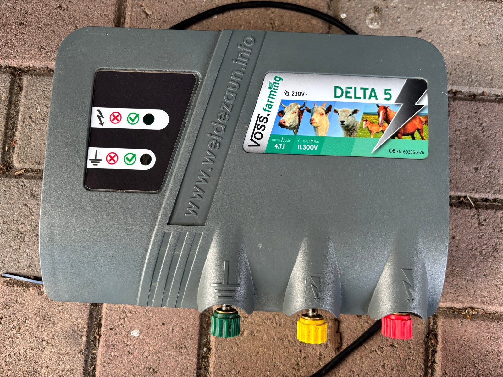 Voss.farming Delta 5 schrikdraadapparaat 230V, Toebehoren