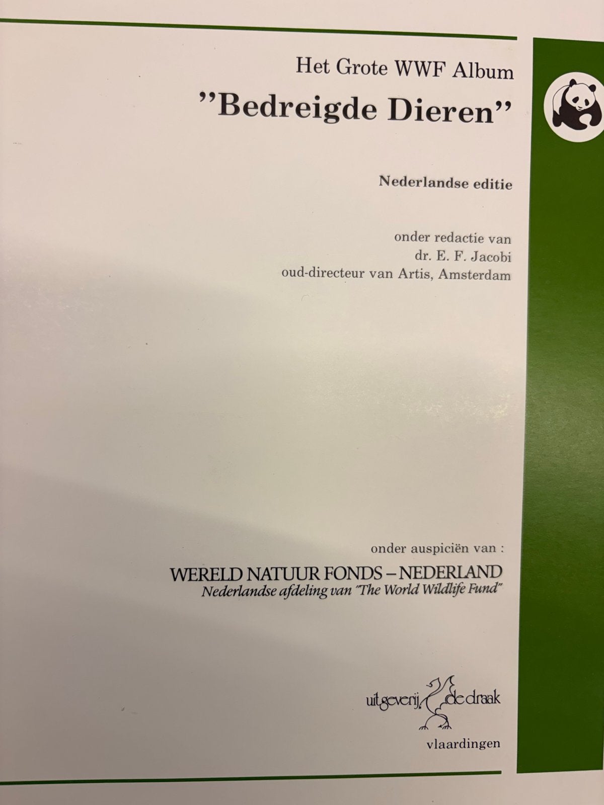 WWF Bedreigde Dieren Postzegelverzameling - 4 Mappen, Ophalen of Verzenden, Gebruikt, Wild dier, Overige typen