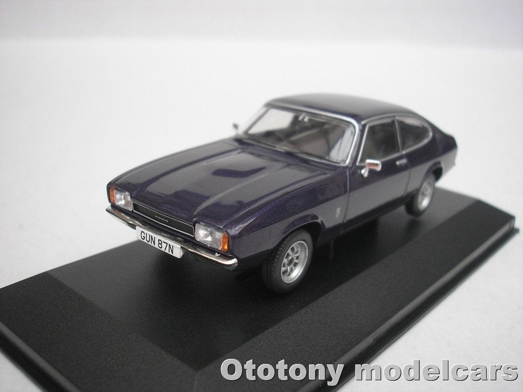 Ford Capri MK II 1.6 XL 1977 Paars 1/43 Vanguards, Ophalen of Verzenden, Nieuw, Auto, Vanguards