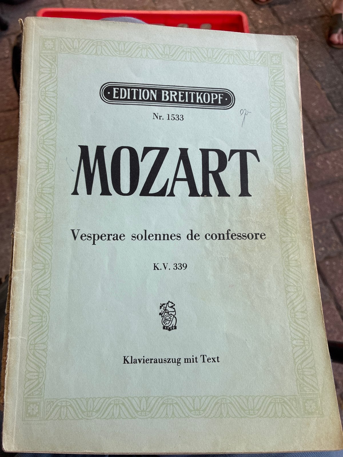 Mozart: Vesperae solennes de confessore K.V. 339, Gebruikt, Klassiek, Ophalen of Verzenden, Artiest of Componist