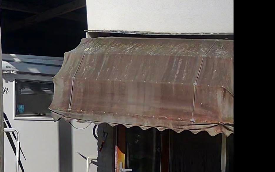 Gratis zonnescherm af te halen, aluminium frame, Ophalen, Gebruikt, Minder dan 250 cm, 150 tot 300 cm