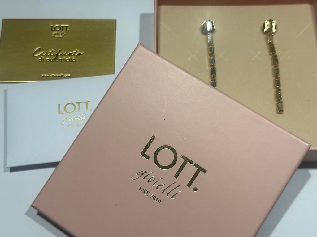 LOTT. gioielli Moonlight oorbellen, Sieraden, Tassen en Uiterlijk, Ophalen of Verzenden, Zo goed als nieuw, Goud, Zilver