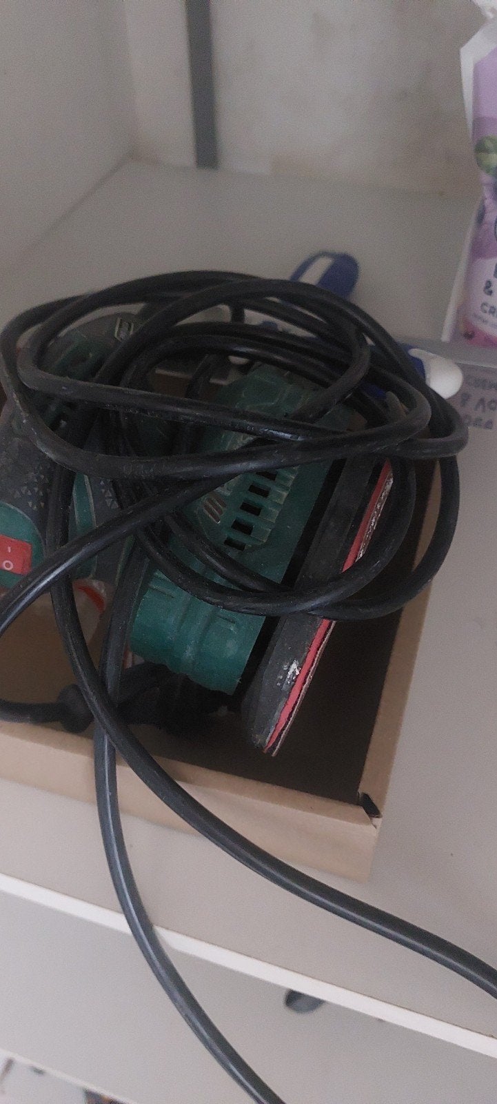 Bosch schuurmachine, Ophalen of Verzenden, Gebruikt, Minder dan 600 watt, Vlakschuurmachine