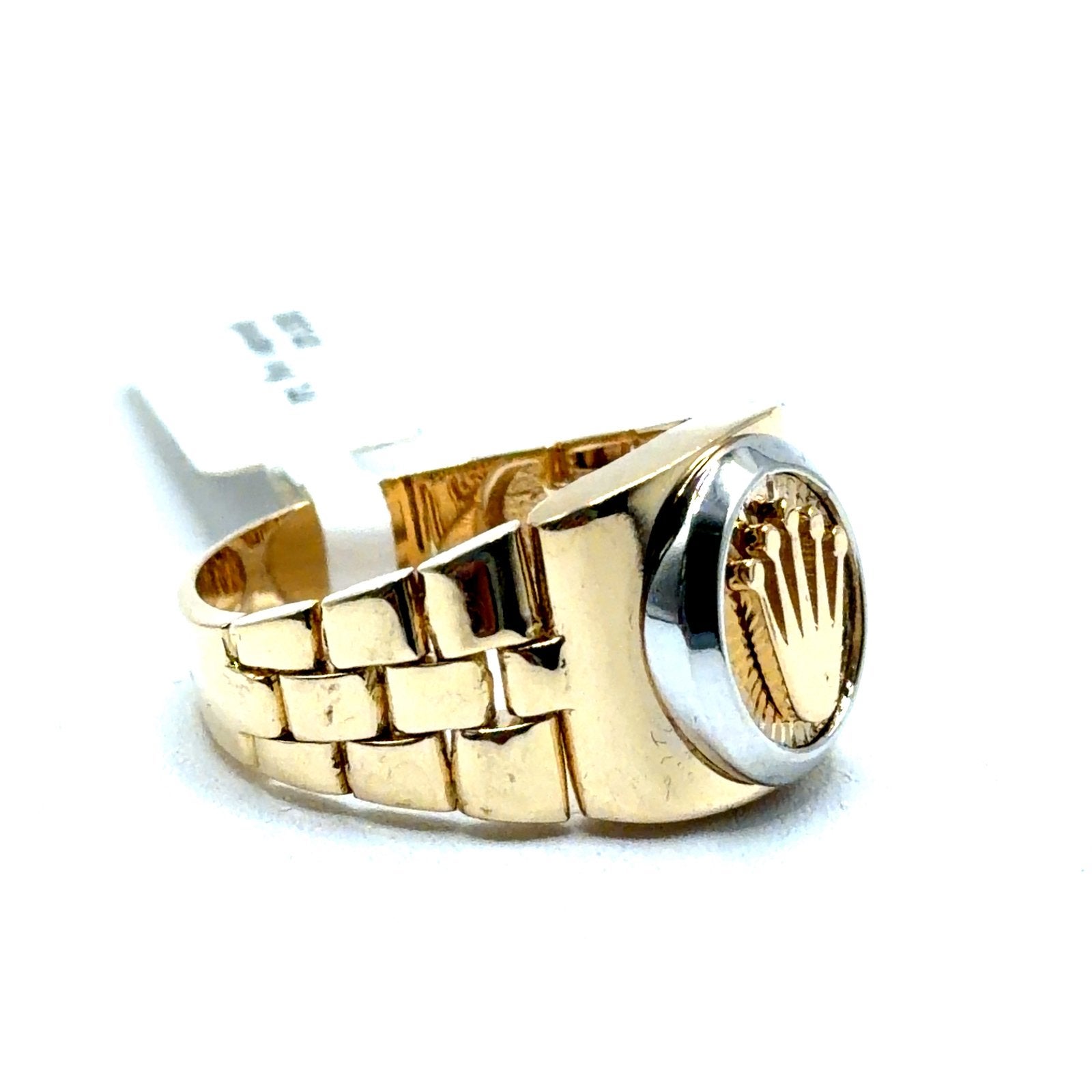 Gouden Rolex ring 14karaat, 19 tot 20, Nieuw, Ophalen of Verzenden, W
