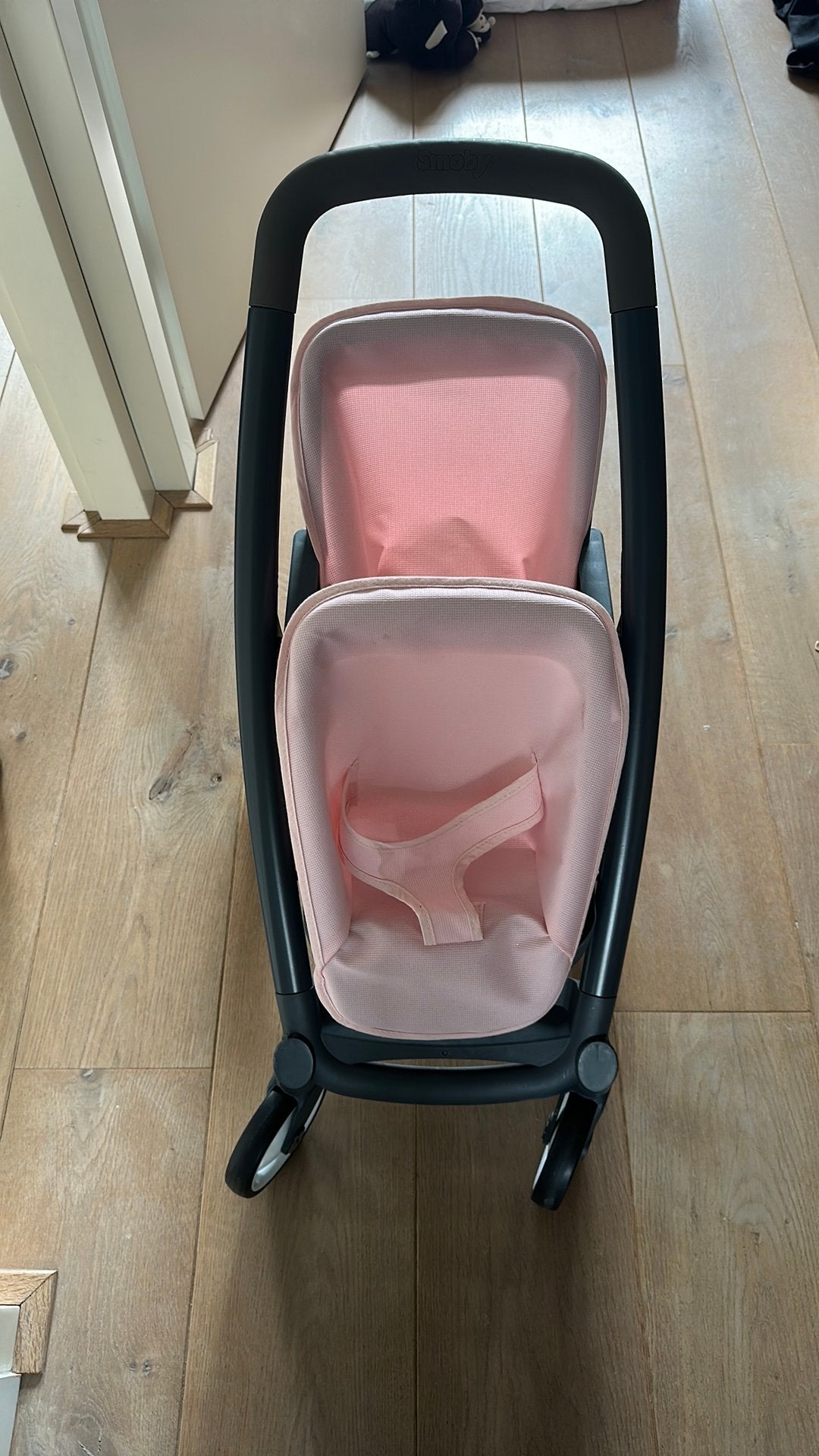 Smoby Duowagen voor poppen - Roze, Gebruikt, Duowagen, Ophalen, Kinderwagen