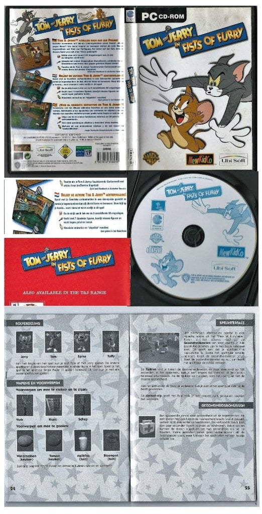 tom and jerry in fists of furry videogame incl boekje, Spelcomputers en Games, Avontuur en Actie, 1 speler, Eén computer, Ophalen of Verzenden