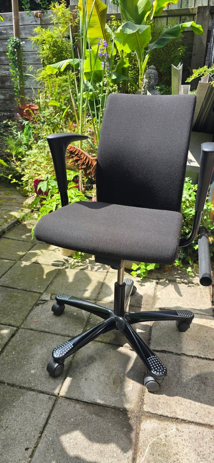 HÅG H04 Credo Bureaustoel - Zwart, Ergonomisch, Ophalen, Gebruikt, Zwart, Bureaustoel