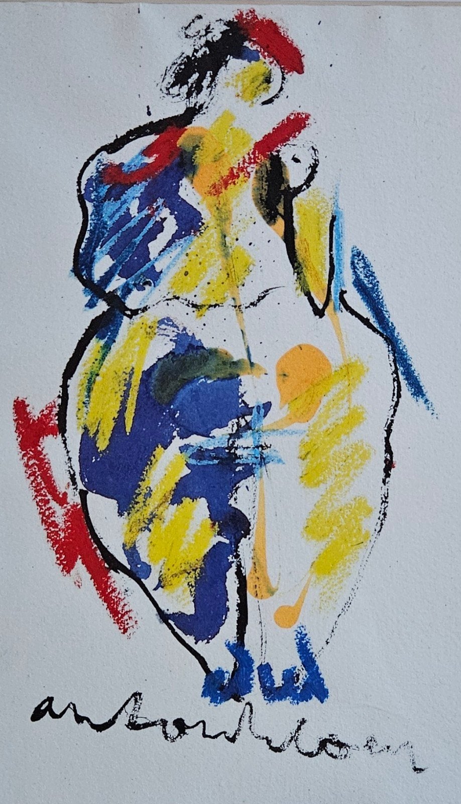 Anton Heyboer Vrouw met Kind, Ophalen of Verzenden
