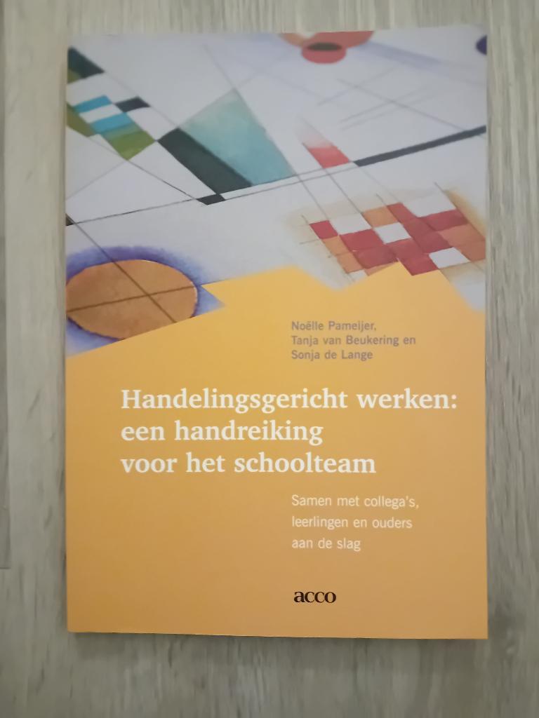 Handelingsgericht werken, Boeken, Noëlle Pameijer, Zo goed als nieuw, Beta, HBO