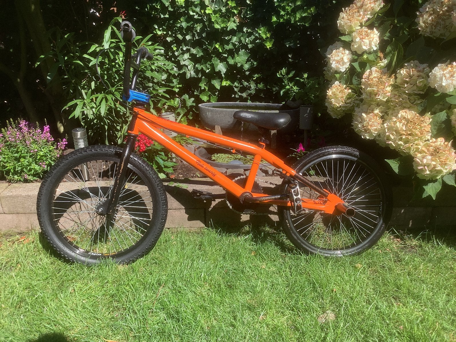 BMX in goede staat., Fietsen en Brommers, Ophalen, Staal, Velgrem, Voetsteunen