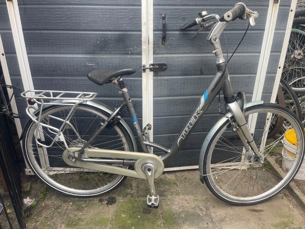 28" TREK, 50 cm, 8 versnellingen, licht en slot!, Fietsen en Brommers, Fietsen | Dames | Damesfietsen, Gebruikt, Versnellingen