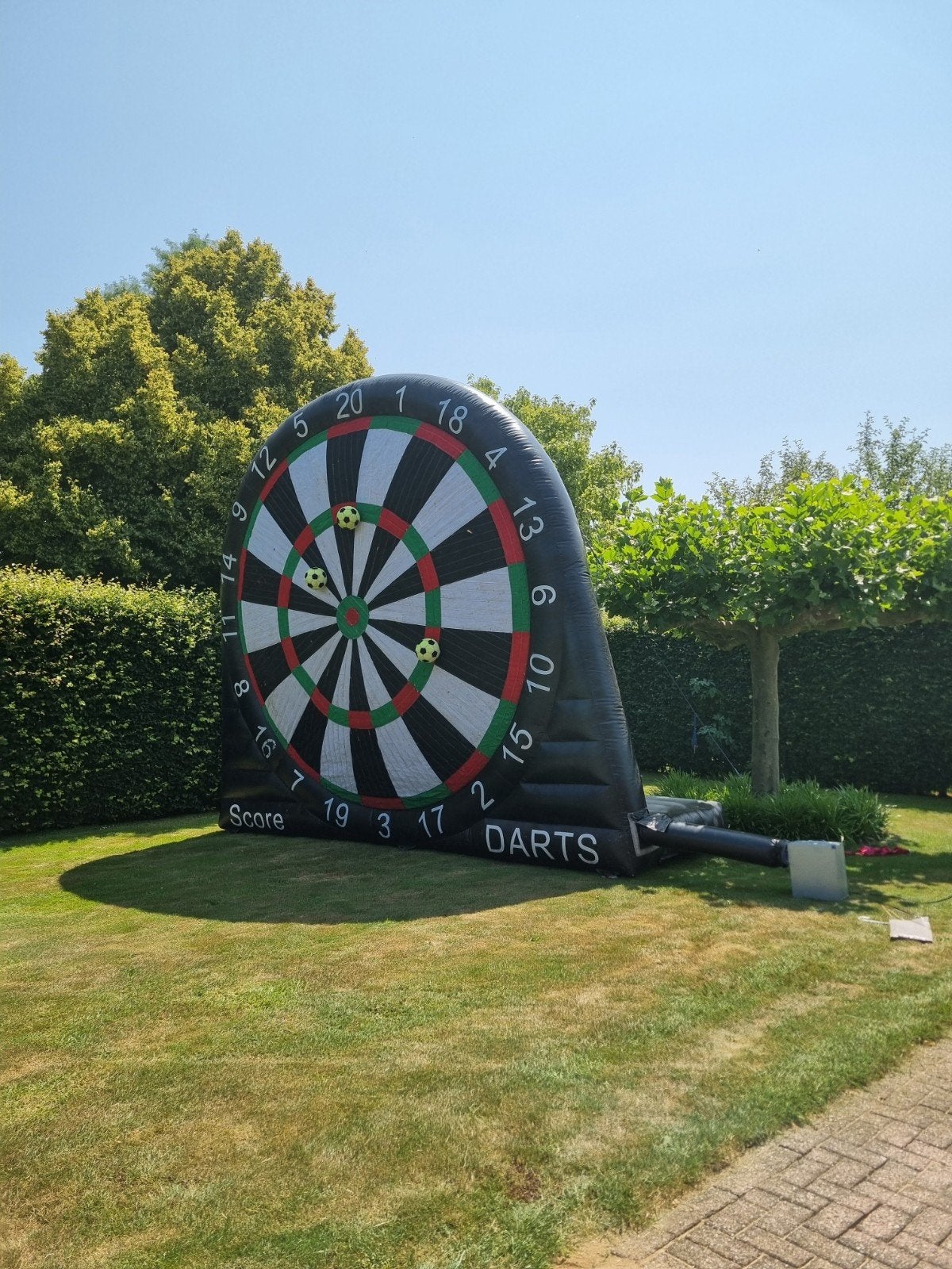 Opblaasbaar Dartbord - Gigantisch Plezier voor Buiten, Ophalen, Gebruikt, Overige typen