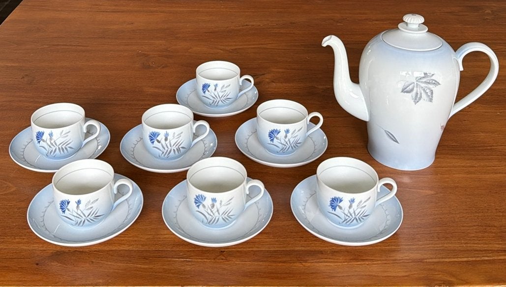 Bing & Grondahl koffieservies korenbloem 7 persoons, Huis en Inrichting, Keuken | Servies, Ophalen of Verzenden, Zo goed als nieuw