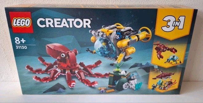 LEGO Creator 3in1 Verzonken Schat Missie (31130), Compleet, Lego, Nieuw, Ophalen of Verzenden