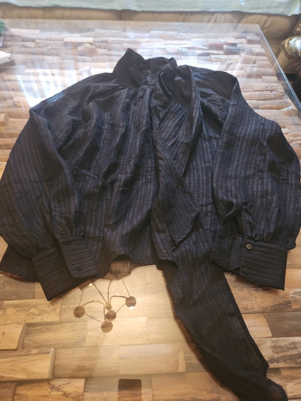 JDY Zwarte Doorzichtige Blouse Maat M - Chique & Stijlvol, Kleding | Dames, Ophalen of Verzenden