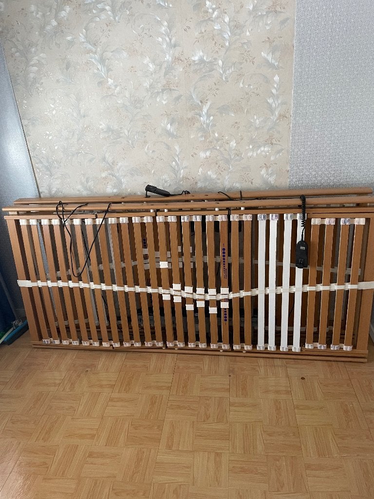 Gratis op te halen Elektronische Lattenbodems 2x 90/200, Ophalen, Gebruikt, Eenpersoons, 190 cm of minder